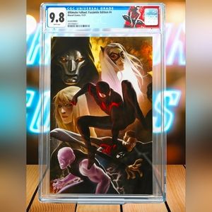 Ultimate Fallout #4 CGC 9.8 Djurdjevic Facsimile Virgin Comic Miles Morales!!!